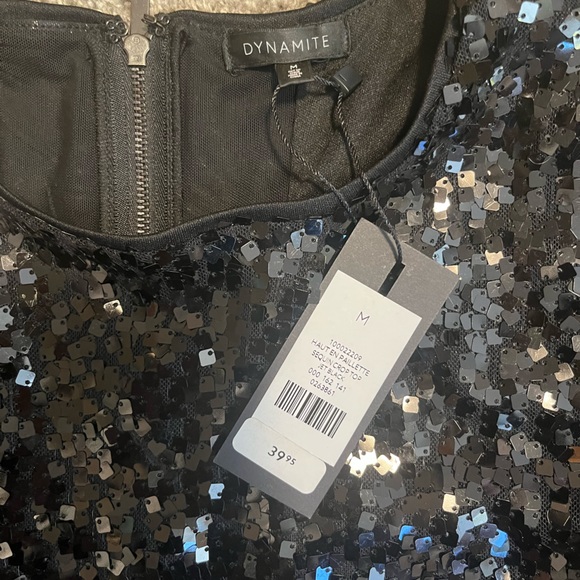 Black sequinned top - Picture 3 of 3